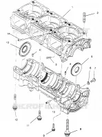 CRANKCASE 600 XCR SP 0965677 AND EUROPEAN 600 XCR SP E965677 (4932063206C011)