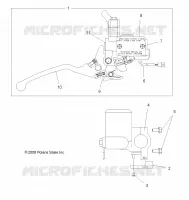 VORDERBREMSE BREMSE AND MASTER CYLINDER