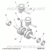 ENGINE, PISTON AND KURBELWELLE