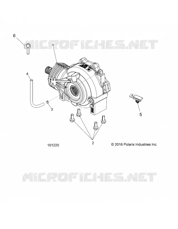 ANTRIEB, FRONT GEARCASE MOUNTING