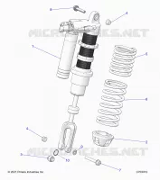 SUSPENSION, FRONT SHOCK MOUNTING, STANDARD/PREMIUM