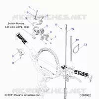 MOTOR, THROTTLE CONTROL ASM.