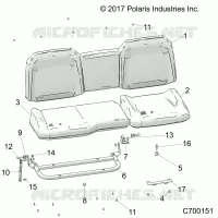 SITZ ASM. REAR