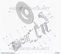 BRAKES, HINTERSATTELS