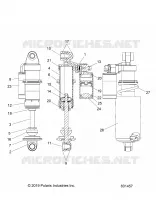 SUSPENSION, FRONT SHOCK TRACK (7044878)