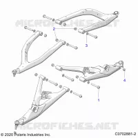 FRONT SUSPENSION CONTROL ARMS MOUNTING