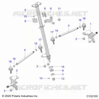 STEERING, LENKSÃ¤ULE AND TIE ROD ASM
