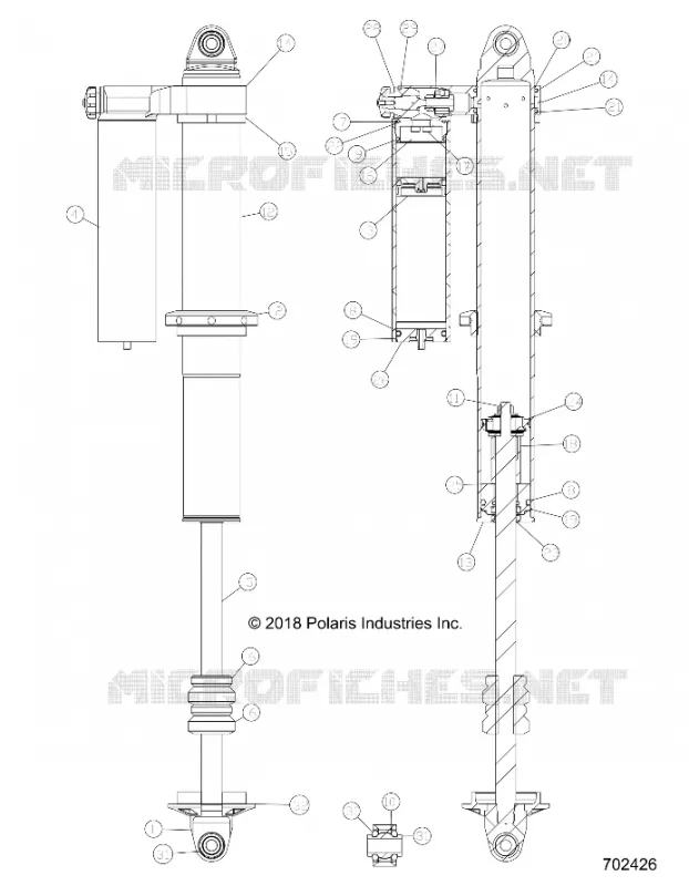 HINTERRADAUFHÃ„NGUNG SHOCK INTERNALS