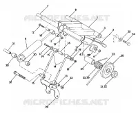 HINTER Drehmomentarm 440 XCR (4921352135028A)