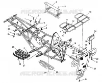 BUMPER / GEPÄCHTRÄGER MOUNTING 6X6 400L