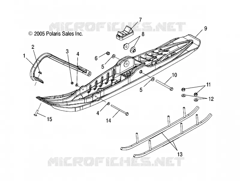 SKI ASSEMBLY (M-10)