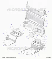 BODEN, REAR CLOSEOFFS