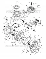 CRANKCASE AND ZYLINDER 2X4 400L W947540 (4926752675C007)