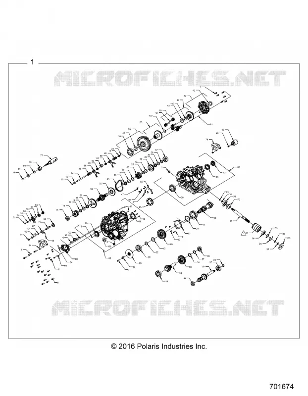 ANTRIEB, MAIN GEARCASE INTERNALS