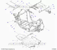 CHASSIS, MAIN FRAME AND SKID PLATES