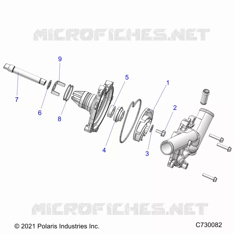 MOTOR, WATERPUMP ASSEMBLY