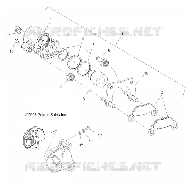 HINTERBREMSE CALIPER