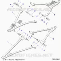FRONT SUSPENSION CONTROL ARMS
