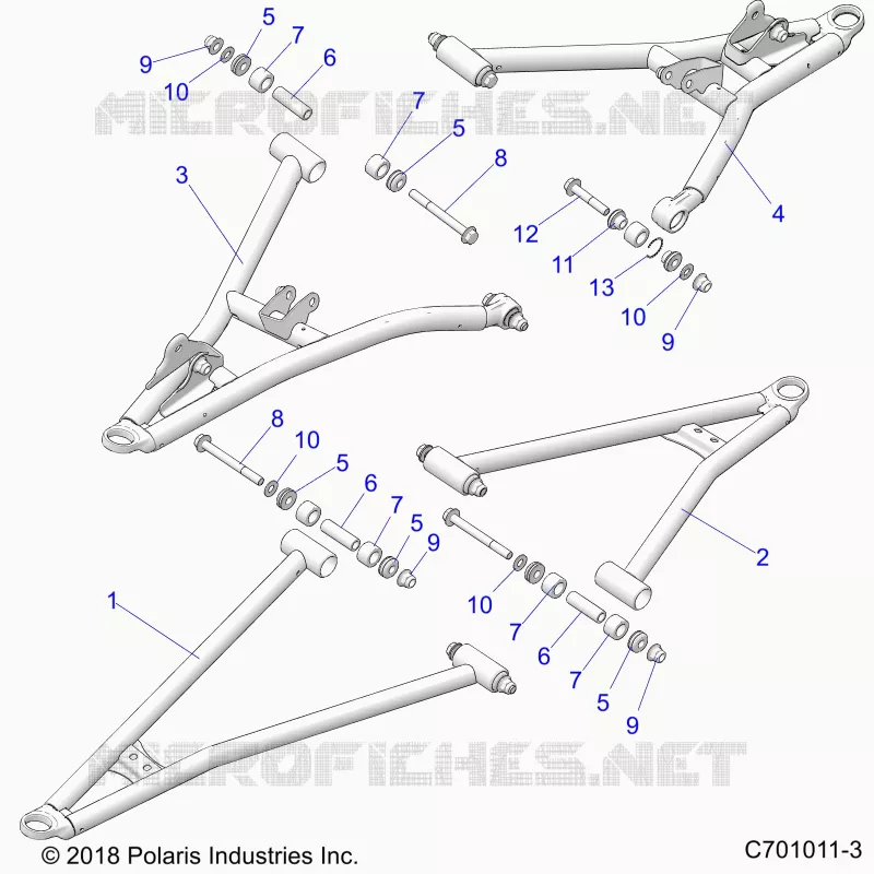 FRONT SUSPENSION CONTROL ARMS