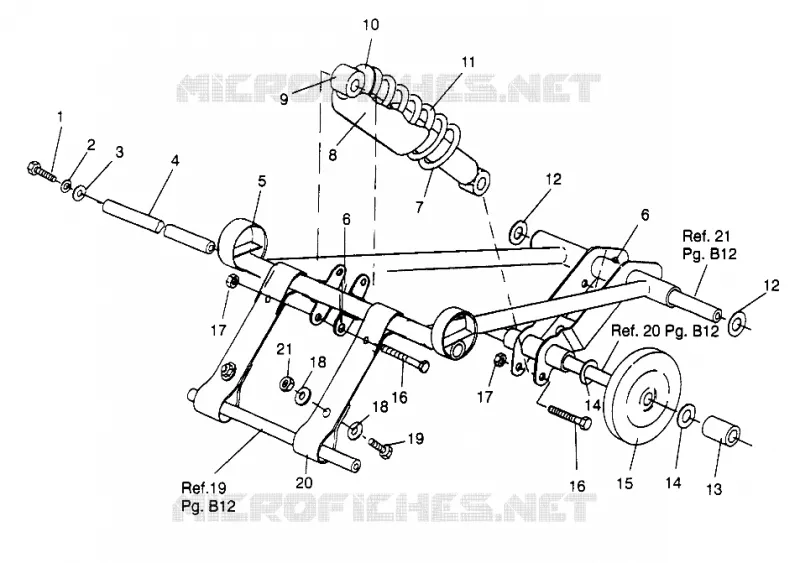 FRONT Drehmomentarm (SKS) XLT SKS 0970556 (4937693769C002)