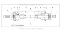 ANTRIEB, FRONT HALF SHAFT