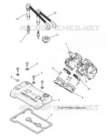 DROSSELKLAPPENGEHÃ„USE AND VALVE COVER