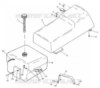 SITZ   GASBEHÄLTER WIDETRAK LX 0972065 and  EUROPEAN WIDETRAK LX E972065 (4938223822A006)