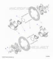 FRONT SUSPENSION CARRIER AND HUB- Z24NMF99AR/AM/BR/BM (C750160)