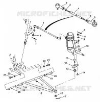 Querlenker Vorderachse   Lenkung ZUGANKERN Trail Blazer W937221 (4924082408015A)