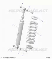 SUSPENSION, FRONT SHOCK MOUNTING