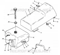 SITZ   GASBEHÄLTER ASSEMBLY WIDETRAK LX 0942064 (49250425040002)