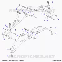 FRONT SUSPENSION A-ARM MOUNTING