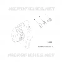 VORDERBREMSE CALIPER MOUNTING