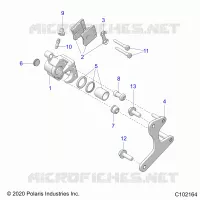 BRAKES, BREMSZANGE HINTEN