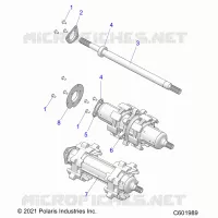 DRIVE TRAIN, JACKSHAFT AND ANTRIEBSWELLE