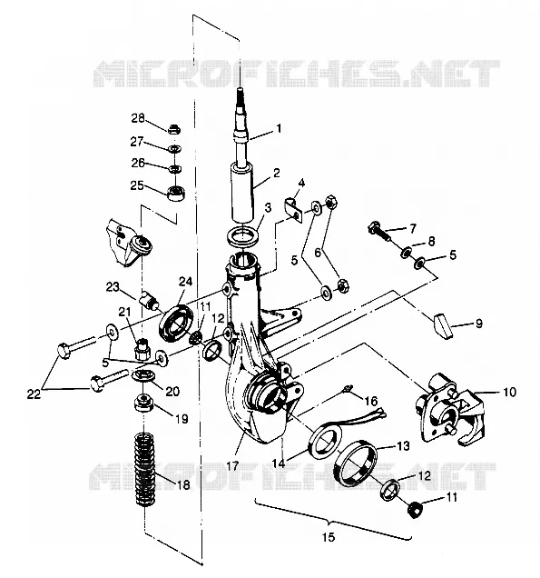 FRONT Verstrebung 4x4 300 W958130 (4930183018B005)