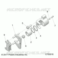 HINTERBREMSE CALIPER
