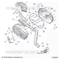 ANTRIEB, CLUTCH COVER AND DUCTING