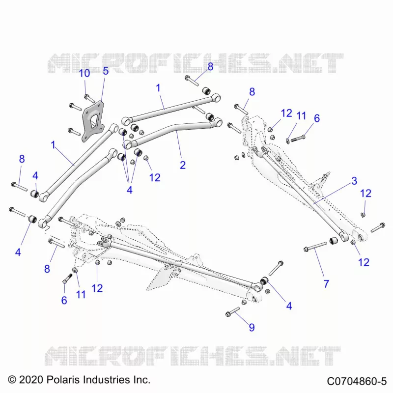 HINTERRADAUFHÃ„NGUNG TRAILING ARMS MOUNTING