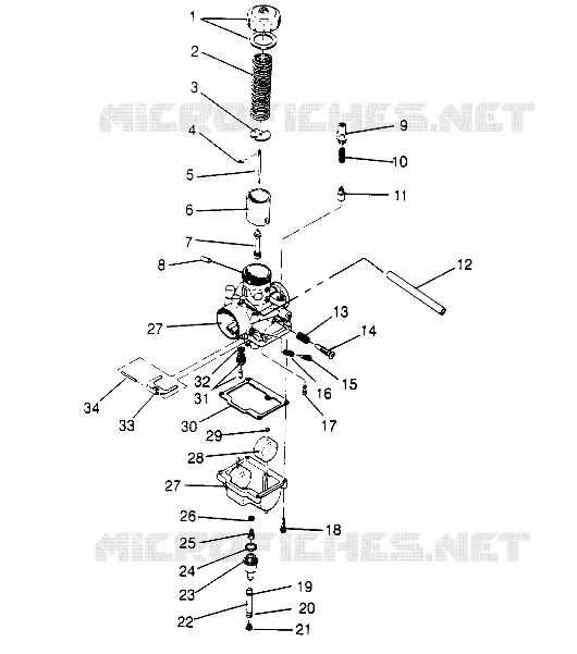 VERGASER 440 0952760, 440 SKS 0952560,  and EUROPEAN 440 SKS E95 (4929032903C011)