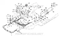 NOSEPAN ASSEMBLY  TRAIL 0952761, TRAIL DELUXE 0952262,   AND EUROPEAN TRAIL (4928862886A013)