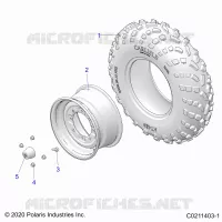 RADS, FRONT TIRE