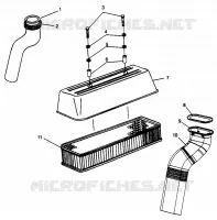AIR VENT SLTX B964590 AND INTL. SLTX I964590 (4935783578B007)