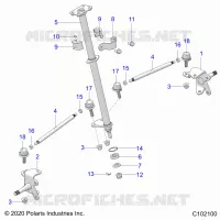 STEERING, LENKSÃ¤ULE AND TIE ROD ASM