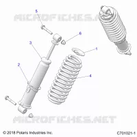 SUSPENSION, FRONT SHOCK