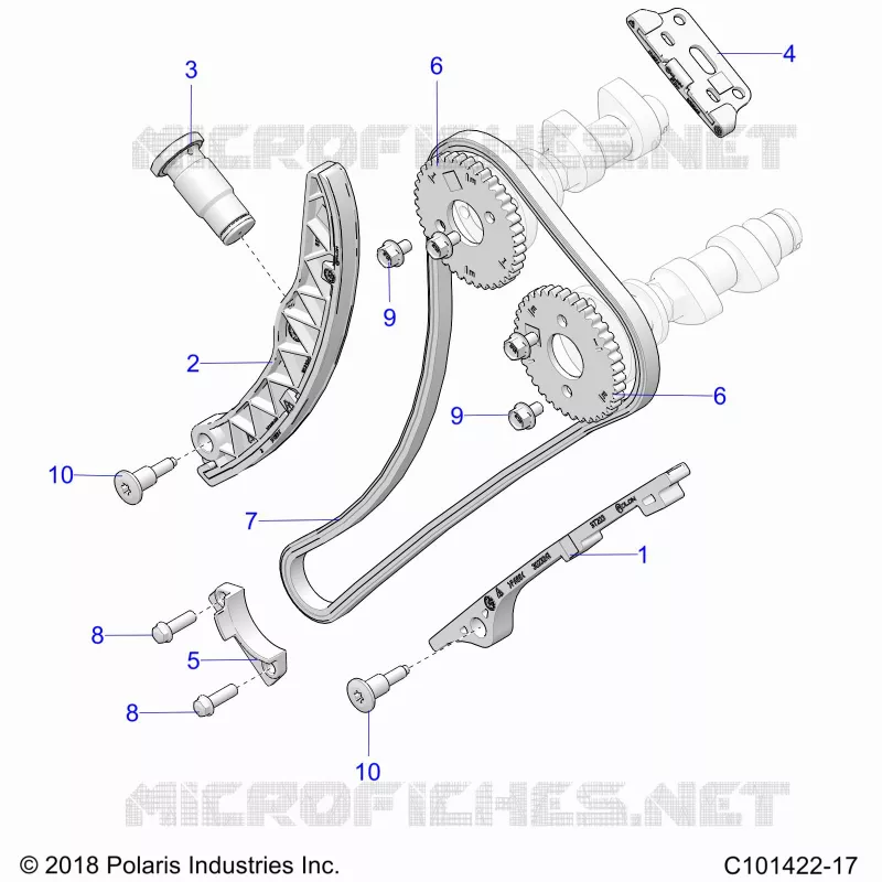 CAM CHAIN AND SPROCKET