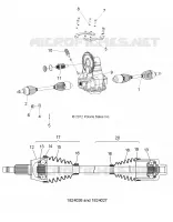 DRIVE LINE, GETRIEBEGEHÄUSE and HALF SHAFT