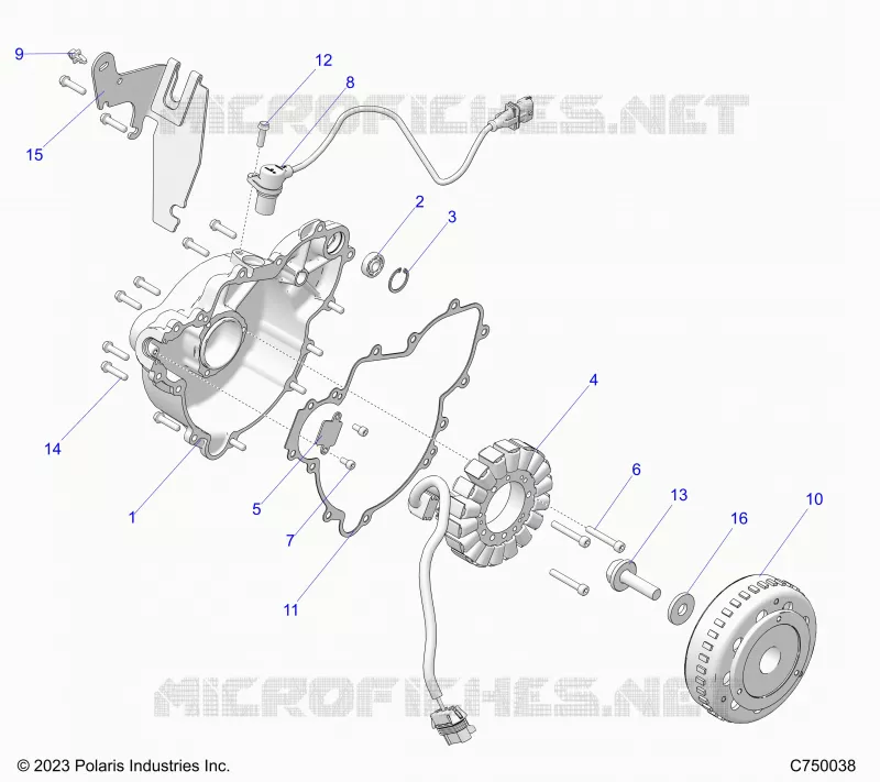 ENGINE, STATOR AND FLYRAD