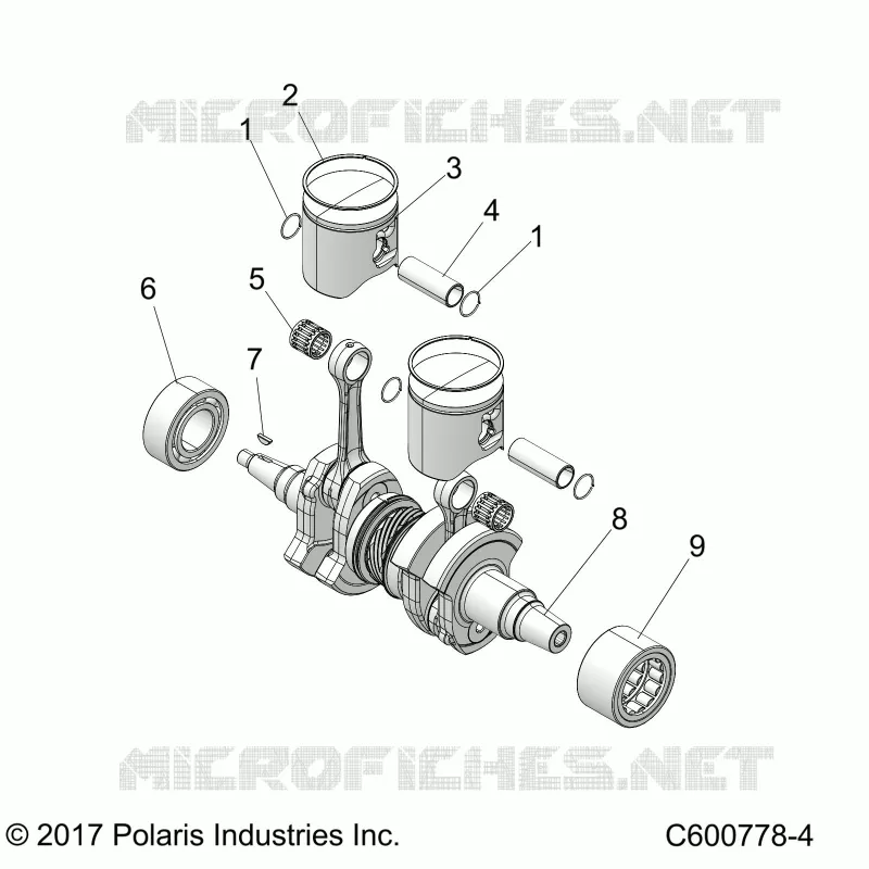 ENGINE, PISTON & CRANKSHAFT