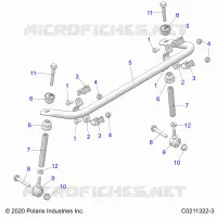 SUSPENSION, STABILISATORSTANGE